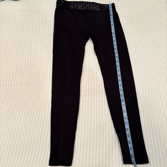Gymshark Women's Leggings Black No Seam From Grip Waistband Size Small - Picture 9 of 11
